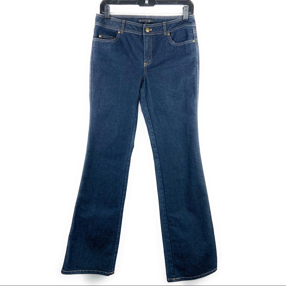 Lafayette 148 Flare Dark Wash Jean - Picture 4 of 7